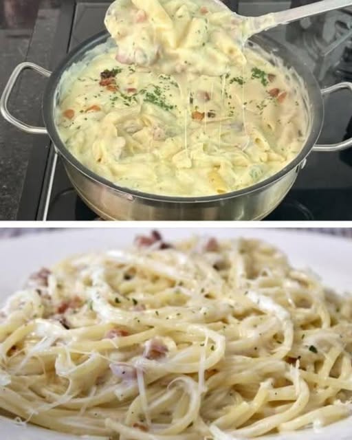 Receita Cremosa de Macarrão