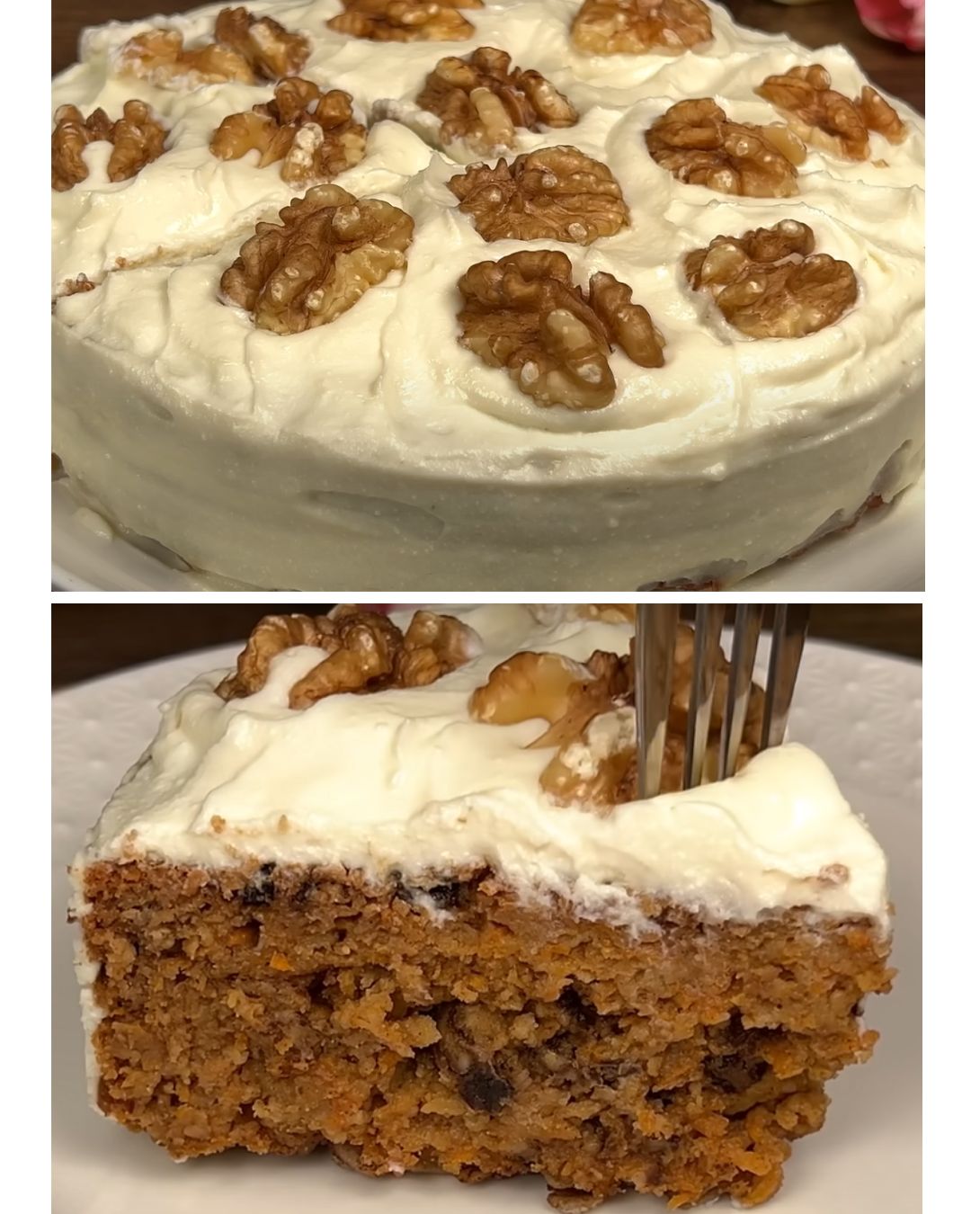 bolo de cenoura saudável