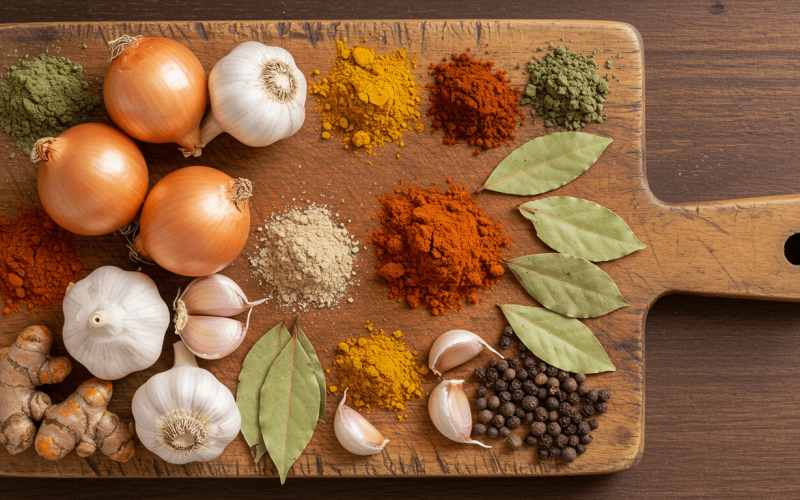 Combinações simples de temperos para realçar os sabores do cotidiano